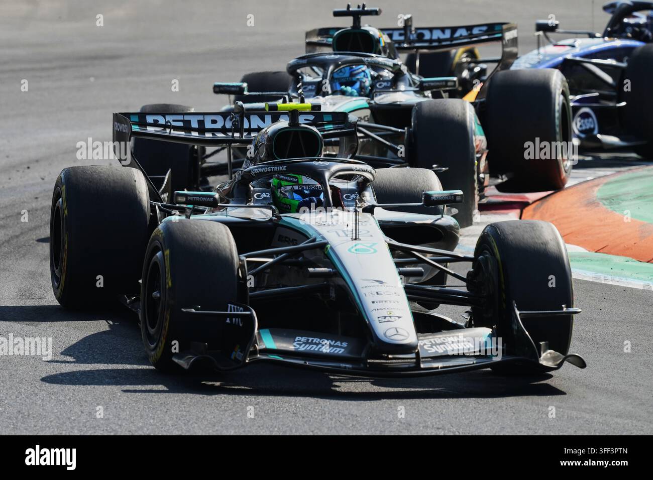 Mercedes Driver Andrea Kimi Antonelli Of Italy Steers His Car During mercedes-driver-andrea-kimi-antonelli-of-italy-steers-his-car-during