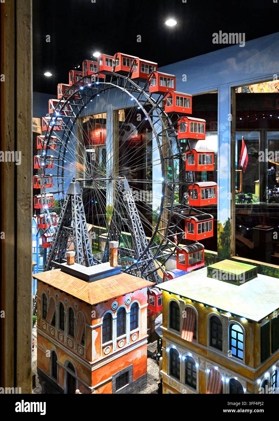 Display at Prater Wheel Vienna Austria Stock Photo