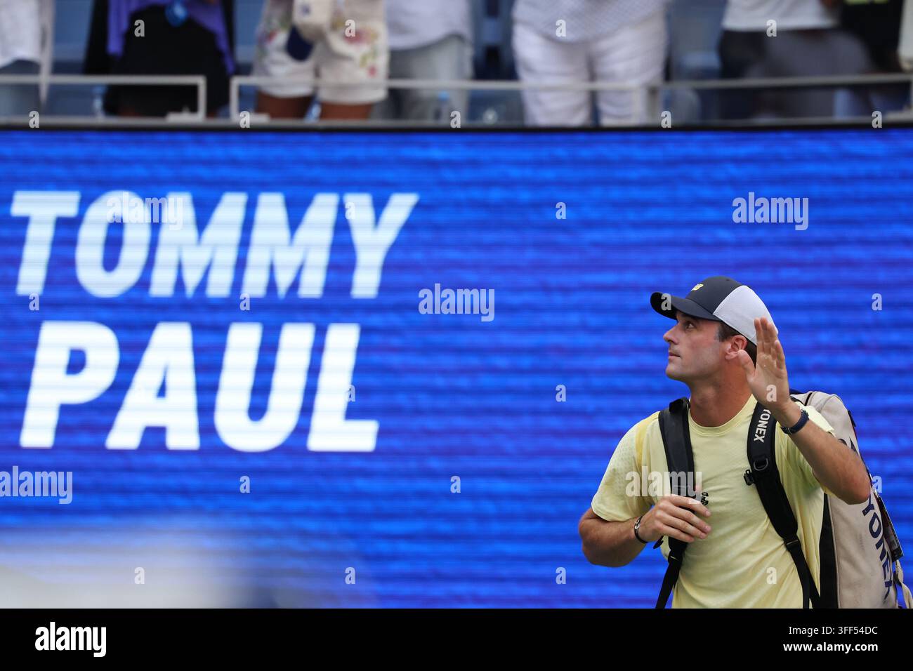 Tommy Paul, of the United States, arrives for his match against Carlos ...