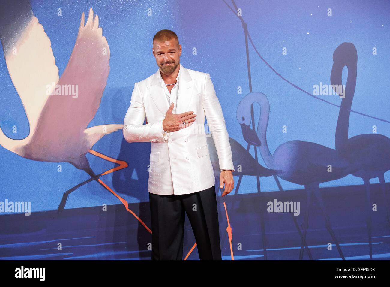 Eric Ricky Singer Puerto Rican actor and singer Ricky Martin attends the red carpet of ...