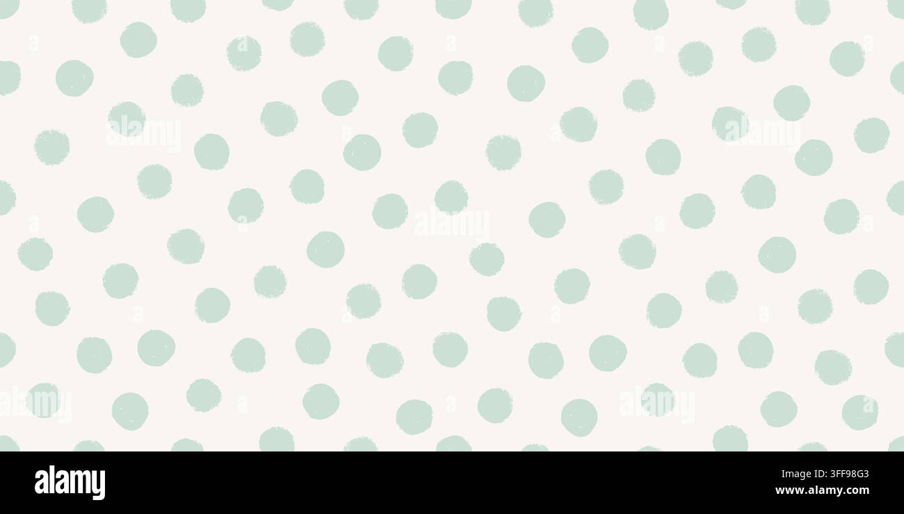 Seamless polkadot pattern with colorful confetti texture vector illustration. Stock Vector