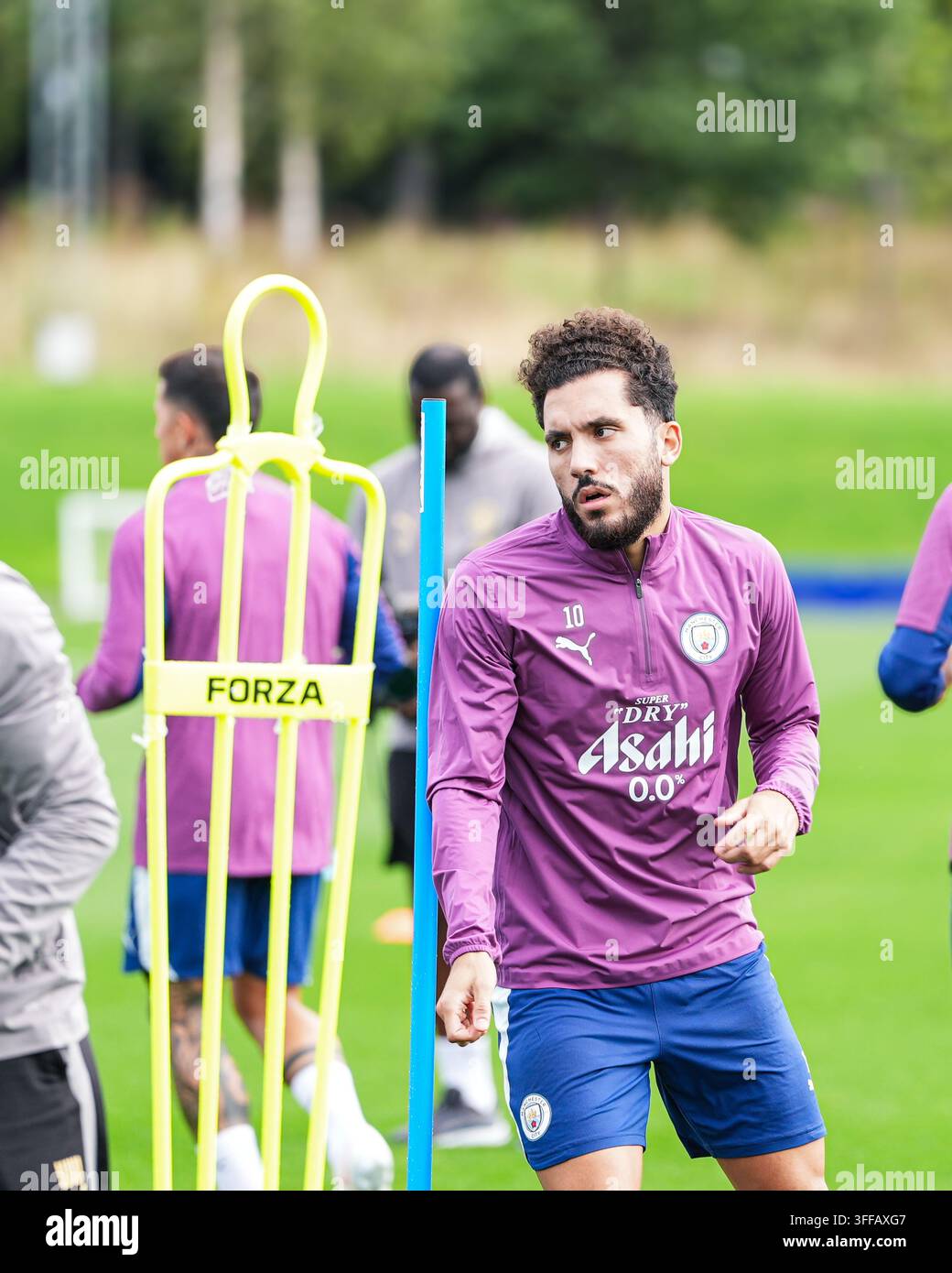 Rayan Cherki Of Manchester City In Training Prior To Their Opening rayan-cherki-of-manchester-city-in-training-prior-to-their-opening
