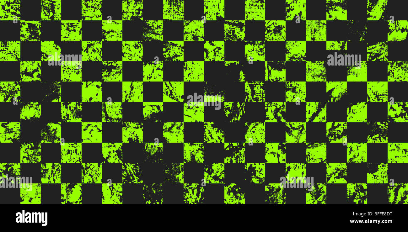 Checkered finish race flag pattern on textured backdrop vector illustration background. Stock Vector