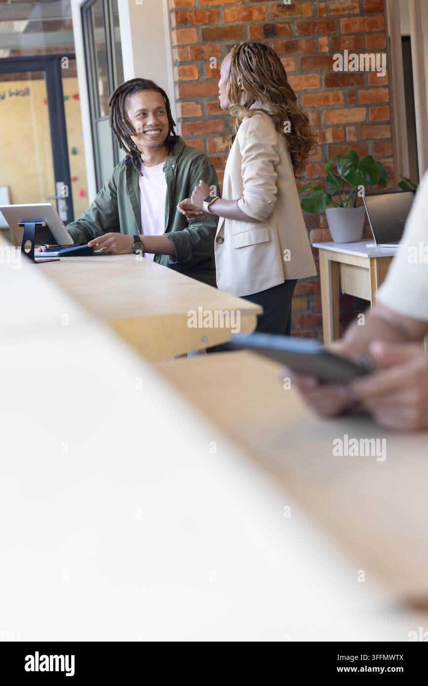 Woman in blazer gesturing hi-res stock photography and images - Alamy