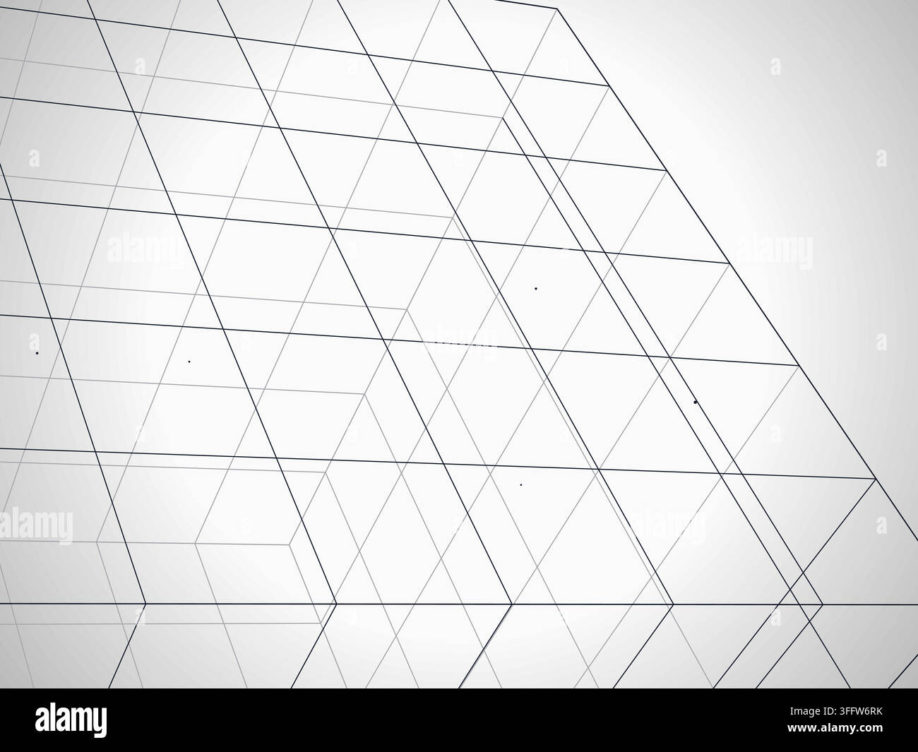 Abstract wire cube pattern with marketable vector styling for backgrounds, posters, and design templates. Stock Vector