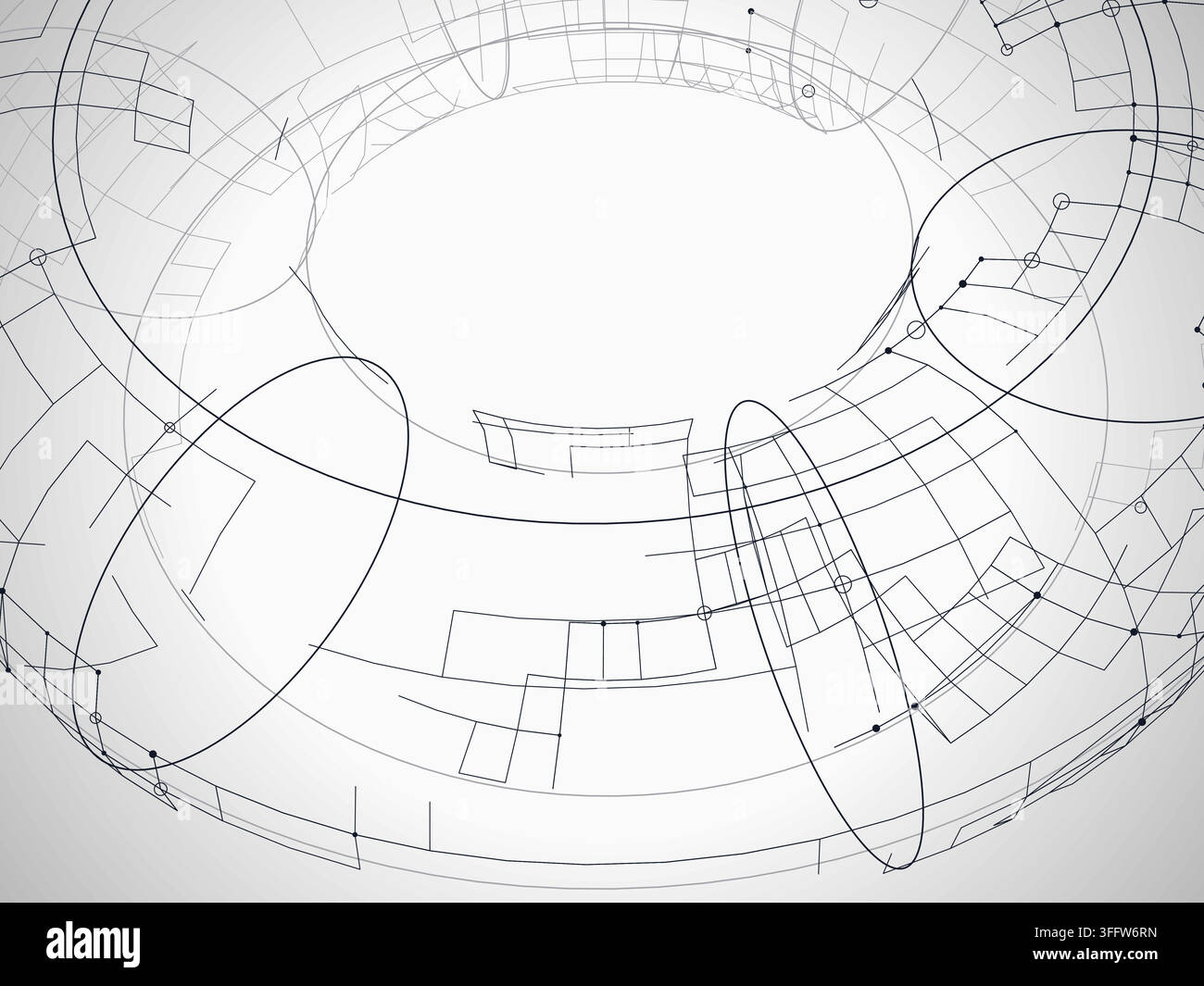 Wire Torus vector background with versatile graphic elements for microstock and commercial design projects. Stock Vector