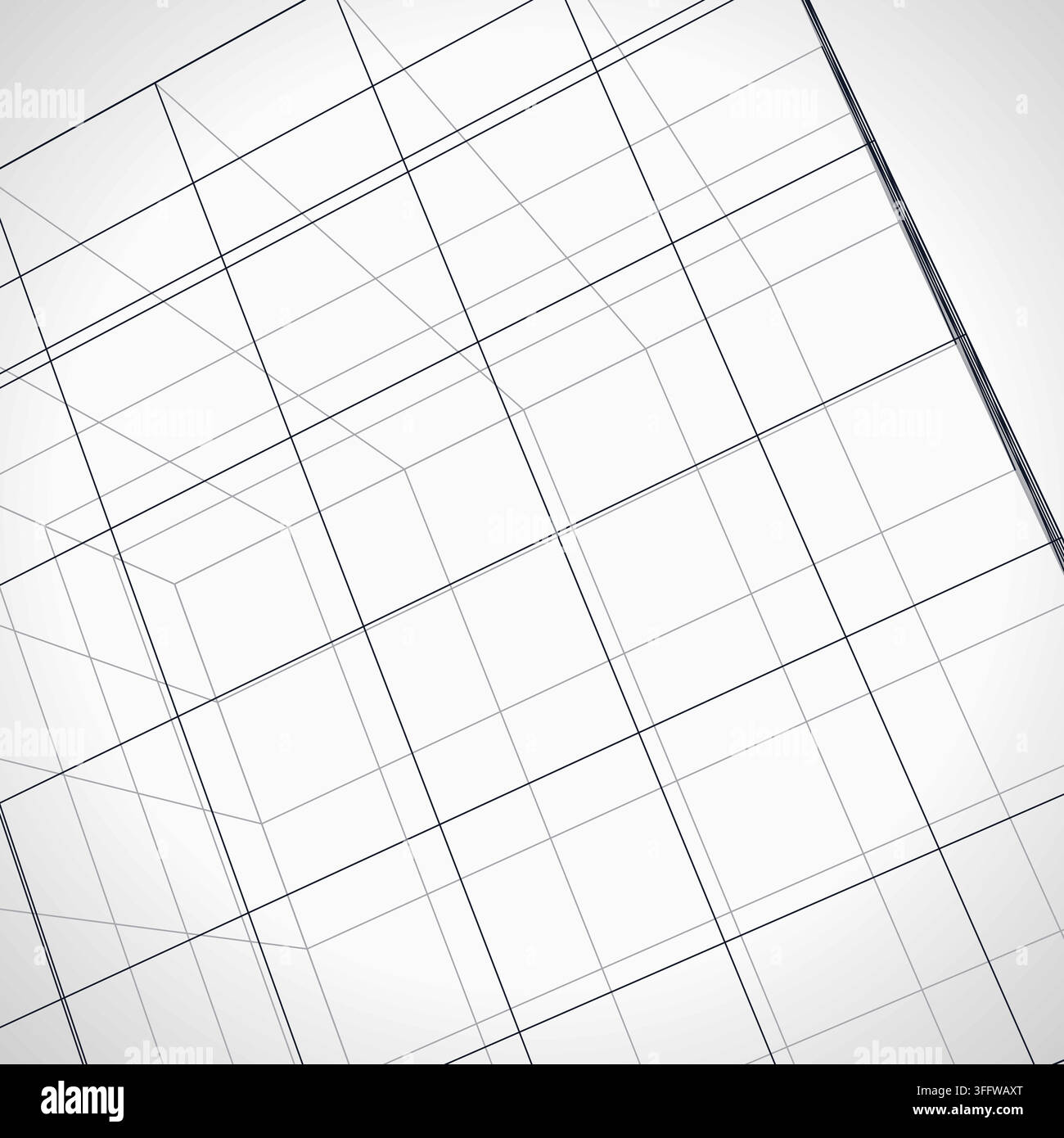Wire Cube vector background with versatile graphic elements for microstock and commercial design projects. Stock Vector