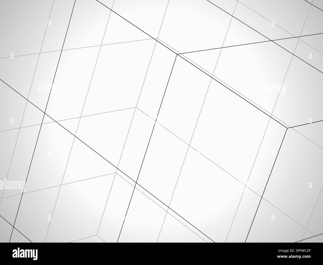Wire Cube vector background with minimal abstract composition for microstock and commercial design projects. Stock Vector