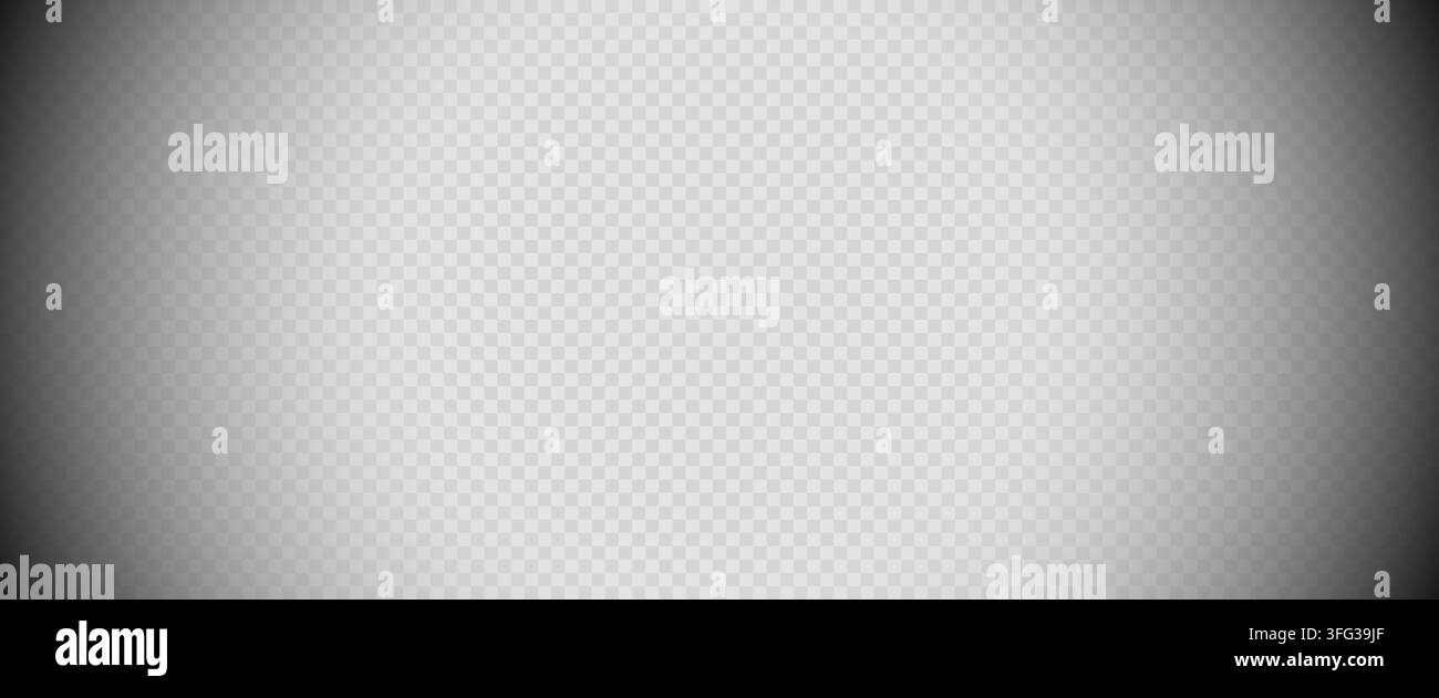 Black gradient fading to transparent. Stock Vector