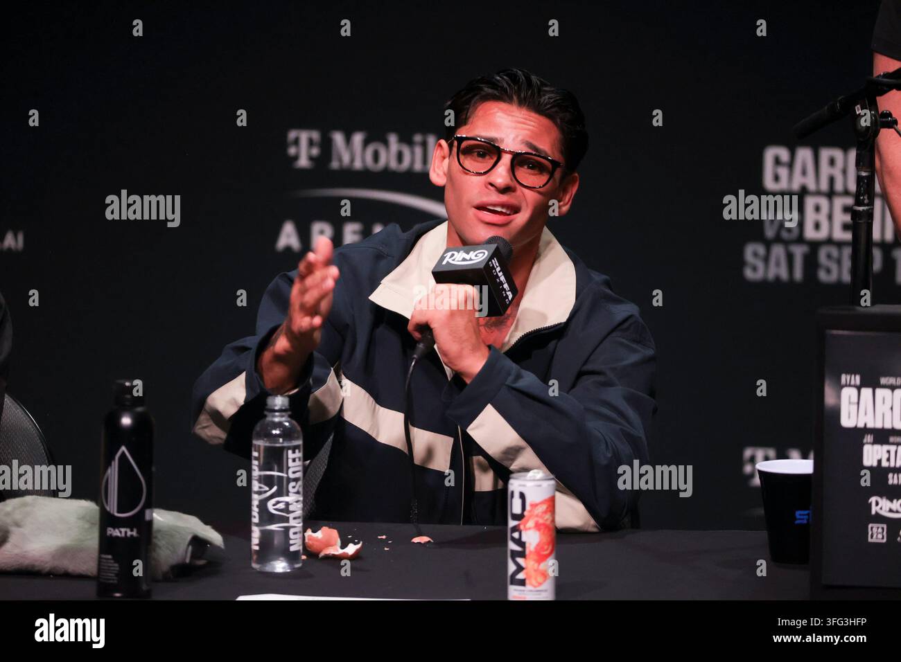 Ryan Garcia Speaks During A Press Conference For His Welterweight Ryan Garcia Speaks During A Press Conference For His Welterweight