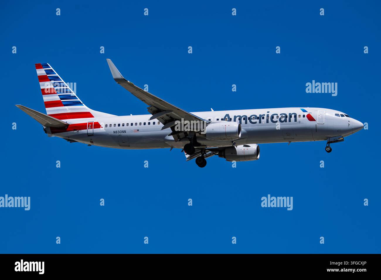航空機・ヘリコプター AmericanAirlines BOEING737-800 American airlines boeing 737 800 hi-res stock photography and
