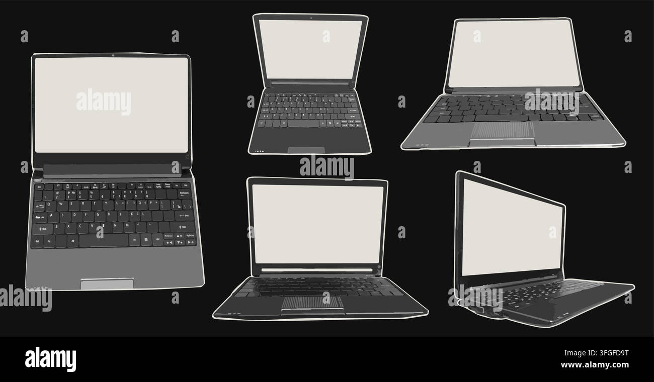 SETNotebook Stock Vector