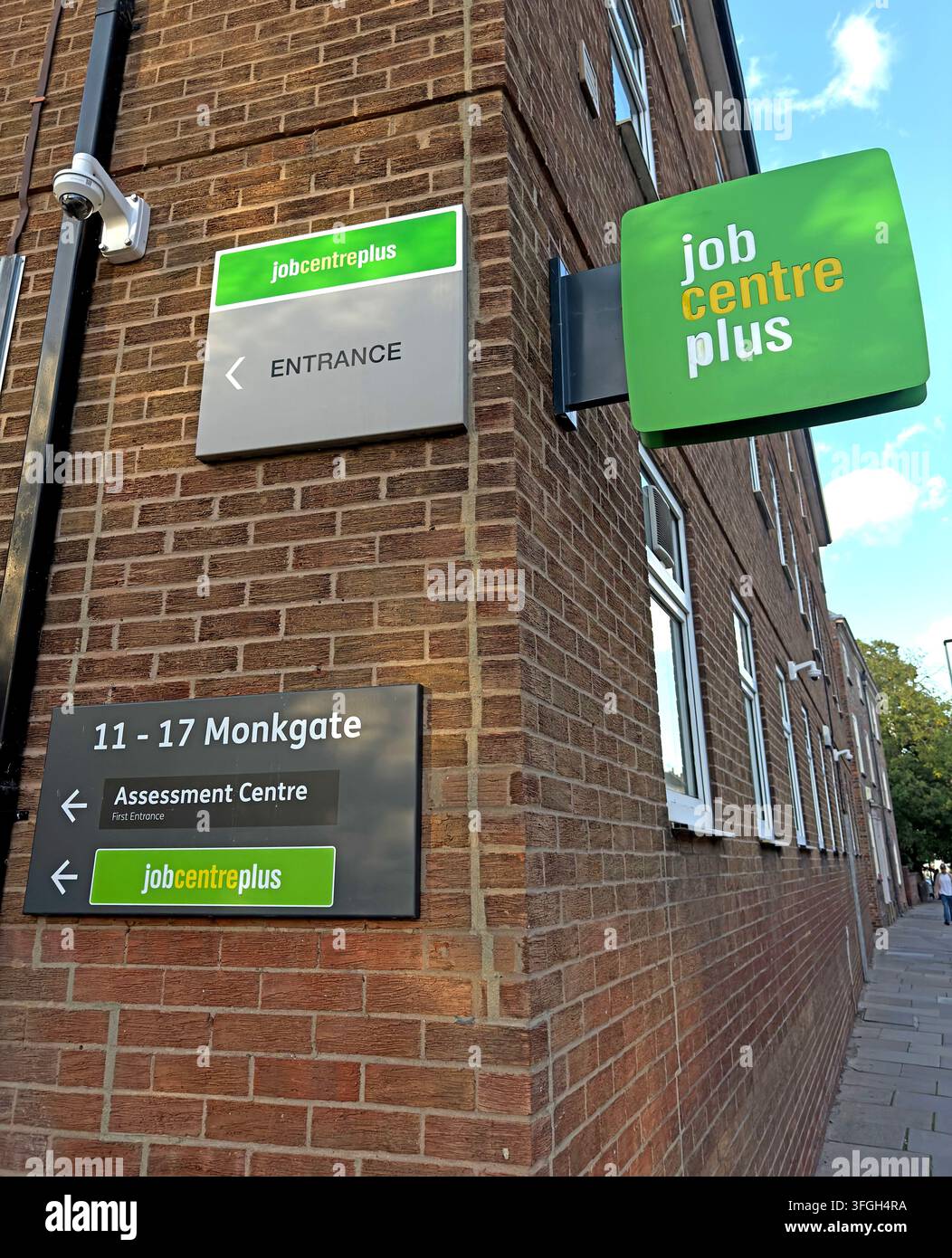 Jobcentre Plus and assessment centre, 11–17 Monkgate, York, North Yorkshire, England, UK. Stock Photo