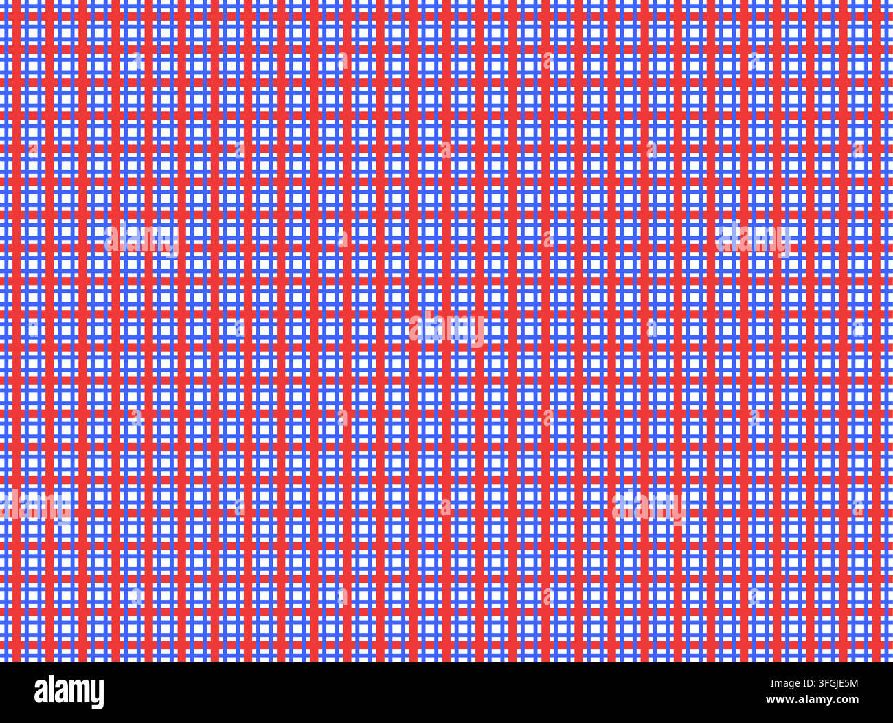 Red and blue seamless tartan plaid pattern background Stock Vector