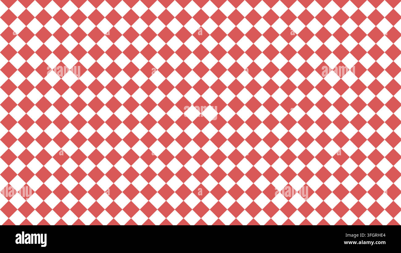 Diamond Checkerboard Pattern Geometric Red Background Vector Repeat Tile Stock Vector