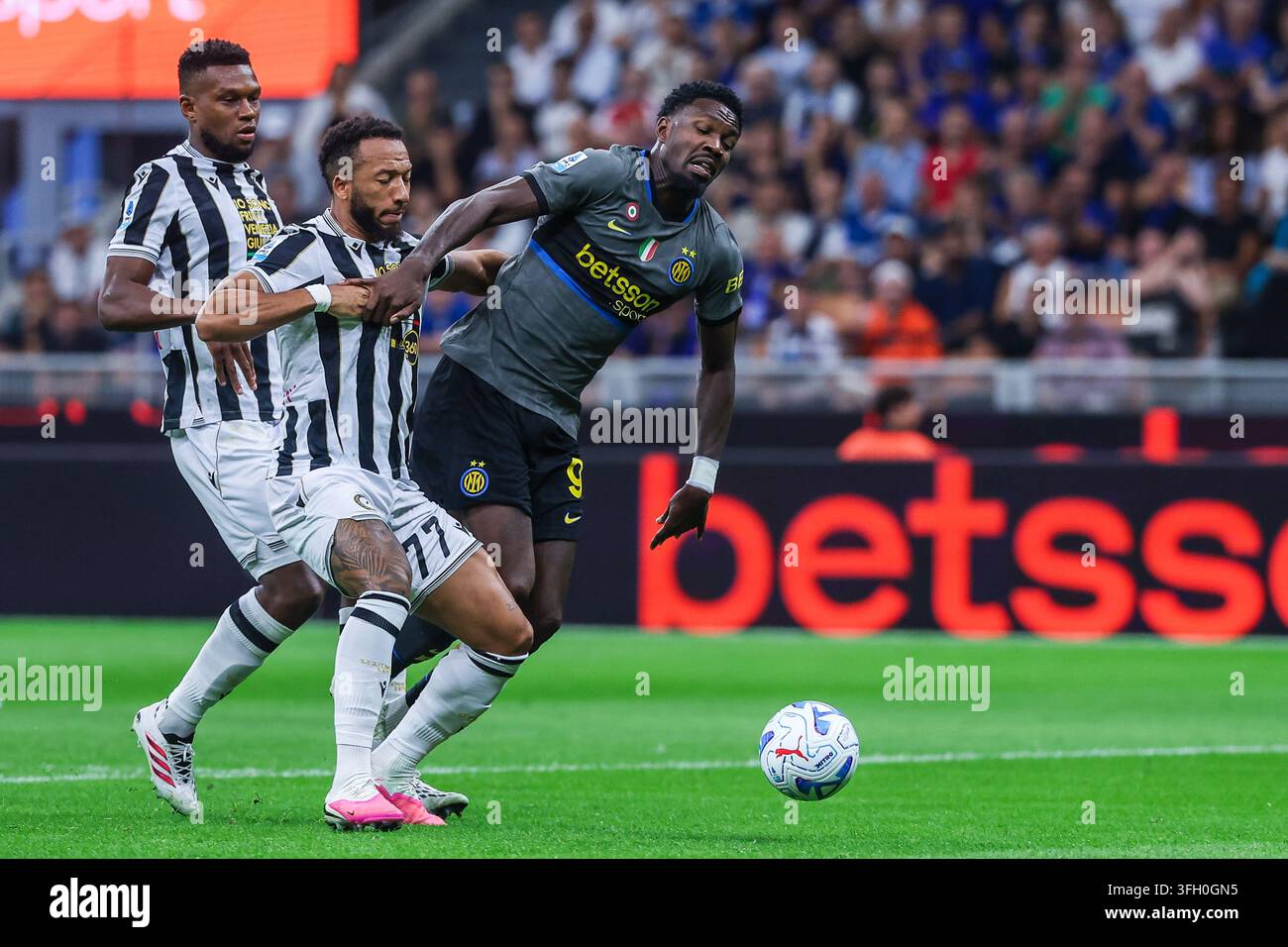 IPA88535866 Marcus Thuram Of FC Internazionale In Action During The IPA88535866 Marcus Thuram Of FC Internazionale In Action During The
