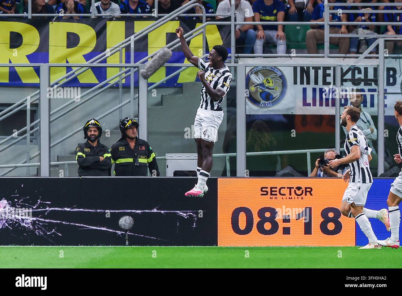 IPA88535892 James Bright Adusei Abankwah Of Udinese Calcio Celebrates IPA88535892 James Bright Adusei Abankwah Of Udinese Calcio Celebrates