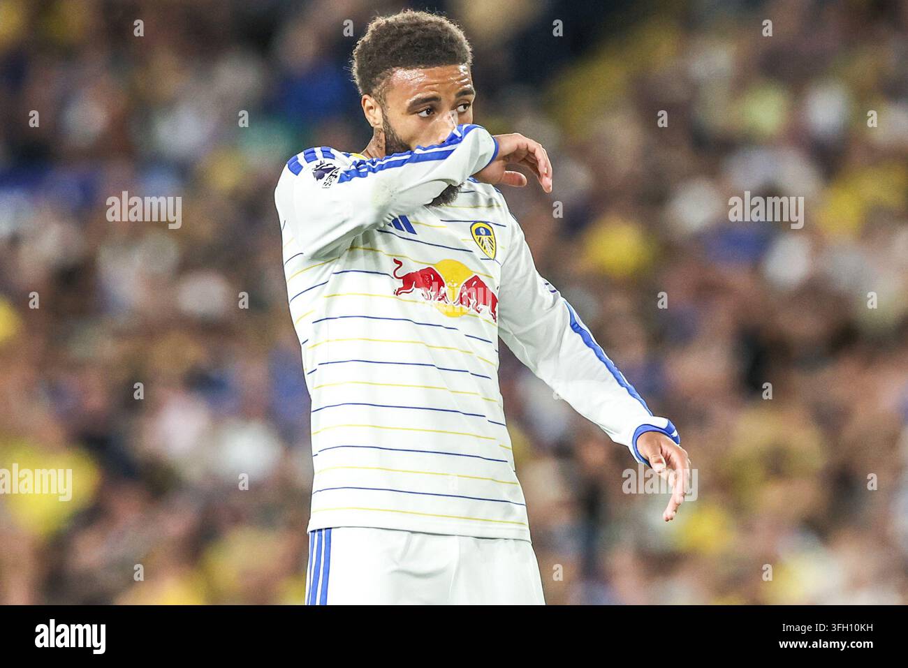Jayden Bogle Of Leeds United During The Premier League Match Leeds Jayden Bogle Of Leeds United During The Premier League Match Leeds
