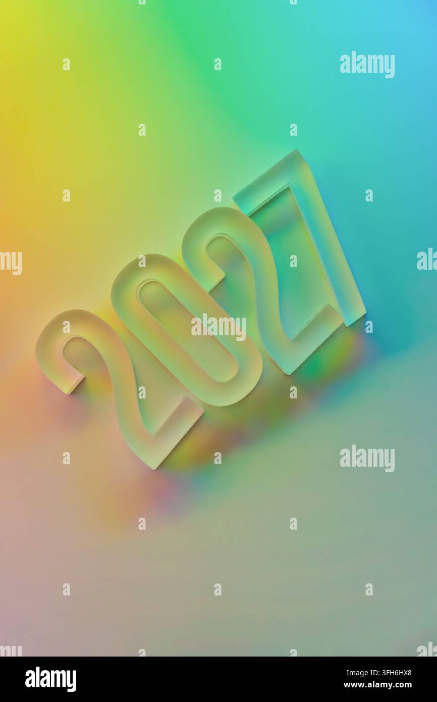 Calendar 2027 colorful design hi-res stock photography and images - Alamy