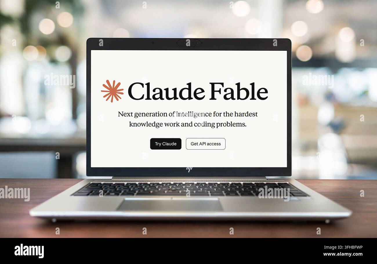 Claude Fable by Anthropic Stock Photo