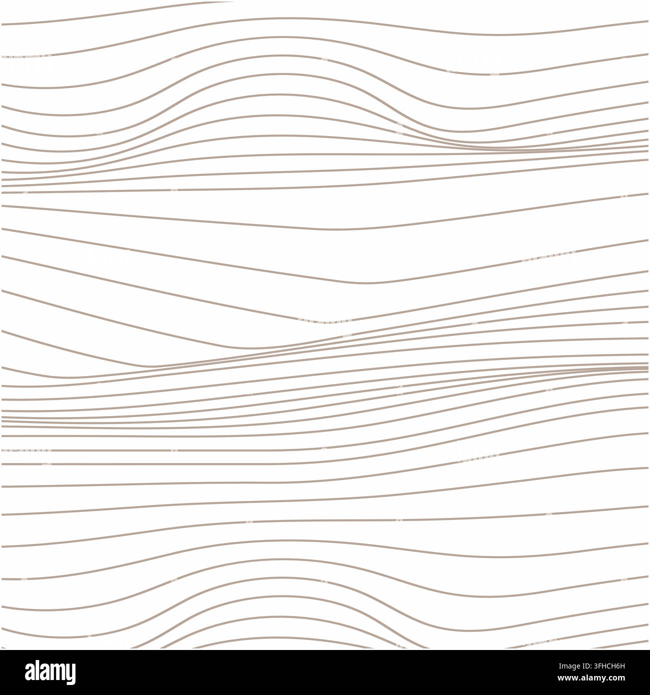 Abstract linear wave pattern background for modern minimalist web design and print Stock Vector