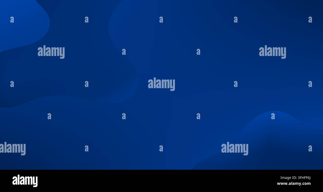Gradient Blue Background with Gradient Blue Fluid Shapes in Different shades and thickness Abstract pattern Stock Vector