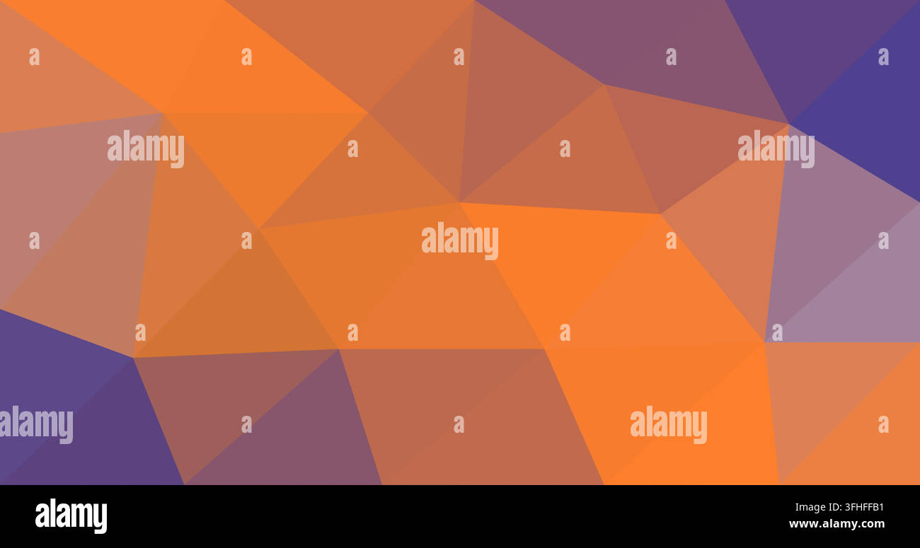 Illustration of orange purple abstract polygonal modern multicolor ...