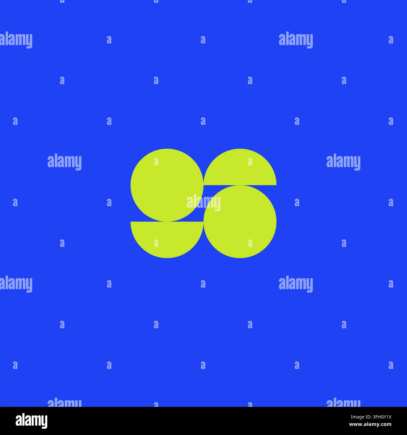Geometric Logo Design Vector. Shape Logo Stock Vector