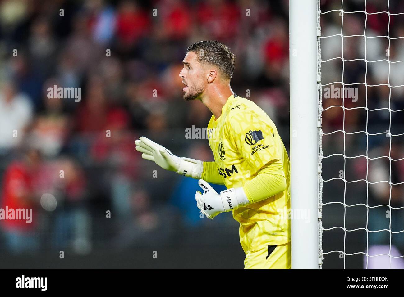 Jeffrey de LANGE of Marseille during the Ligue 1 McDonald's match ...