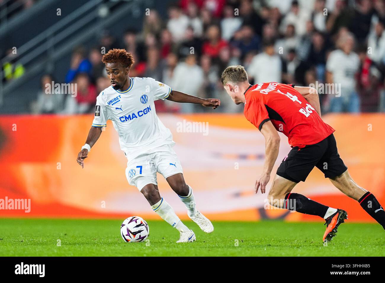 Angel GOMES of Marseille during the Ligue 1 McDonald's match between ...