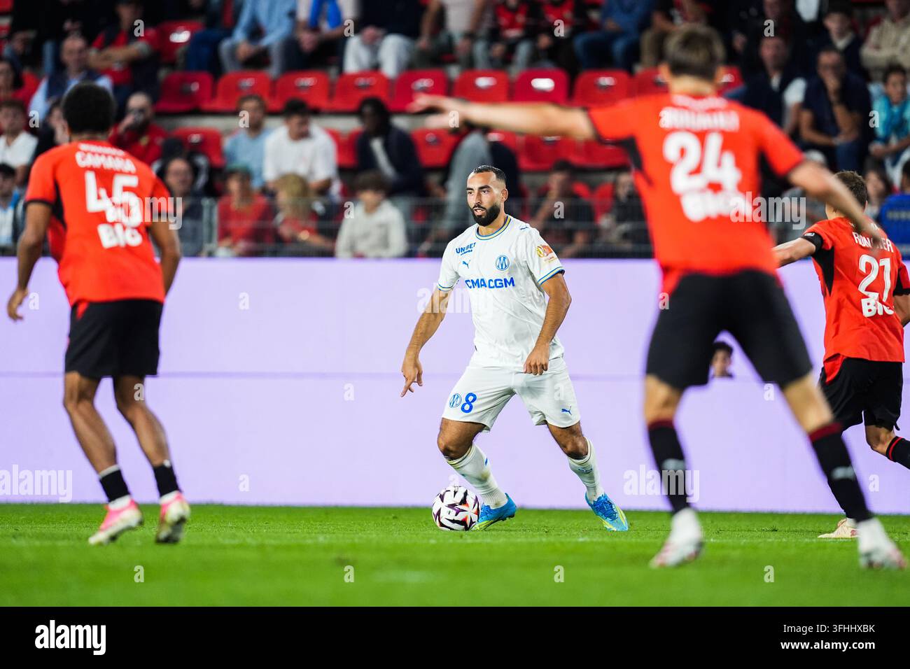 Himad ABDELLI of Marseille during the Ligue 1 McDonald's match between ...