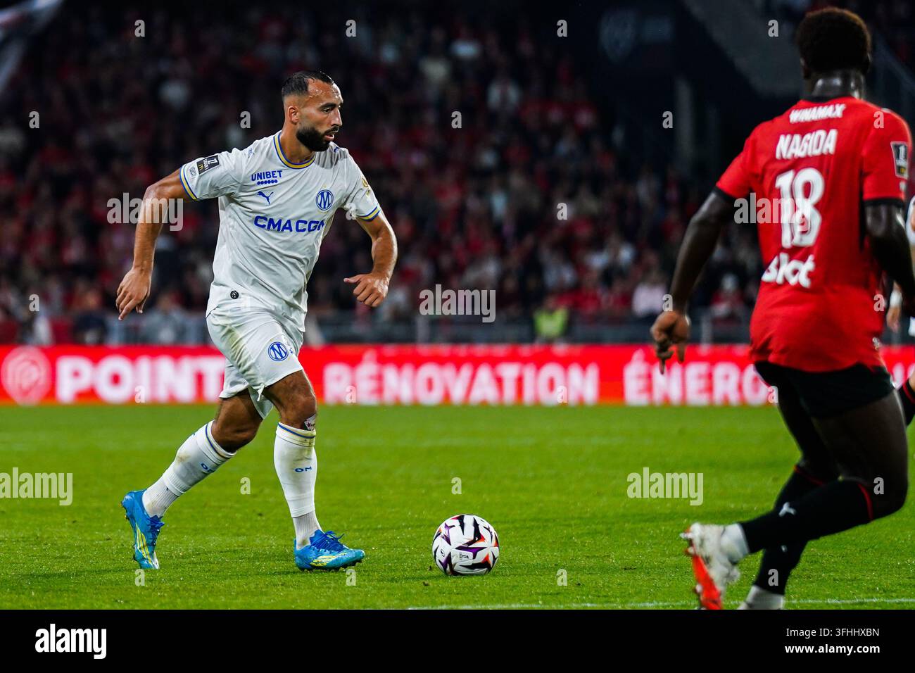Himad ABDELLI of Marseille during the Ligue 1 McDonald's match between ...