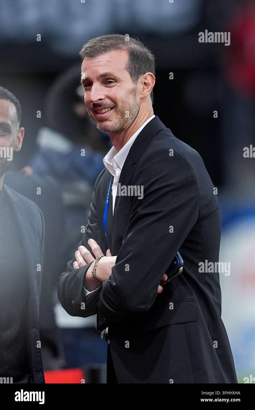 Sports manager of Marseille Gregory LORENZI during the Ligue 1 McDonald ...