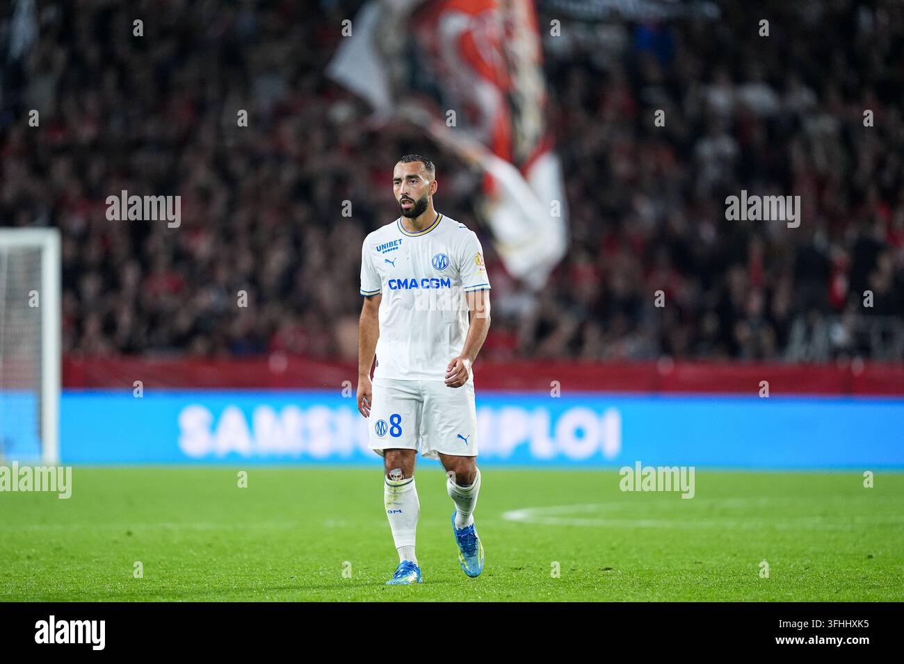 Himad ABDELLI of Marseille during the Ligue 1 McDonald's match between ...
