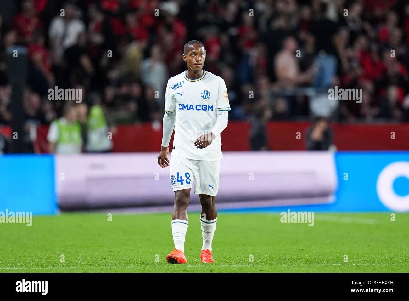 Keyliane ABDALLAH of Marseille during the Ligue 1 McDonald's match ...