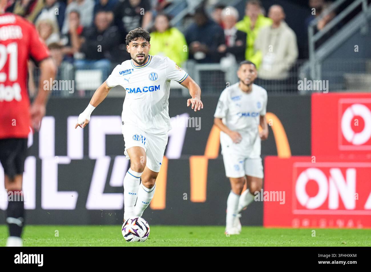 Neal MAUPAY of Marseille during the Ligue 1 McDonald's match between ...