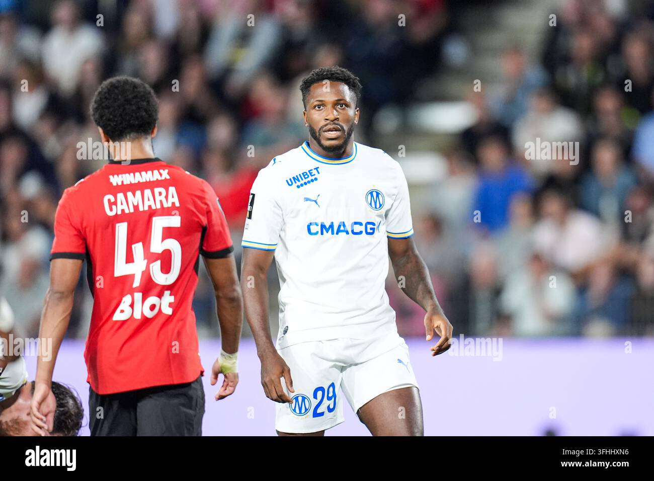 Faris MOUMBAGNA of Marseille during the Ligue 1 McDonald's match ...