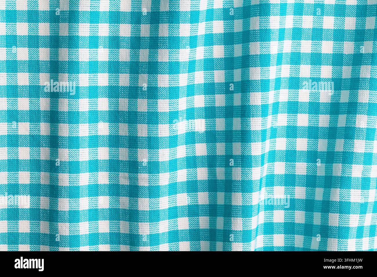 Wavy checkered background Stock Photo