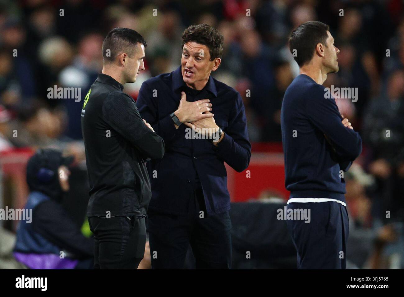 LONDON UK 18th Sept 2026 Brentford Head Coach Keith Andrews Talks LONDON UK 18th Sept 2026 Brentford Head Coach Keith Andrews Talks