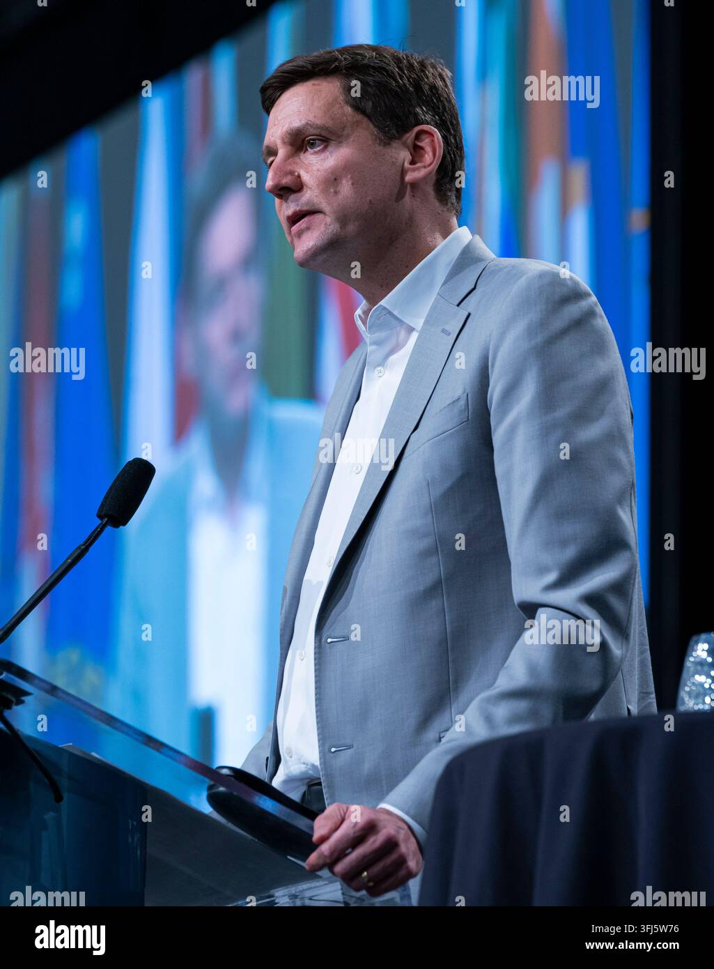 B C Premier David Eby Speaks At The Union Of B C Municipalities 