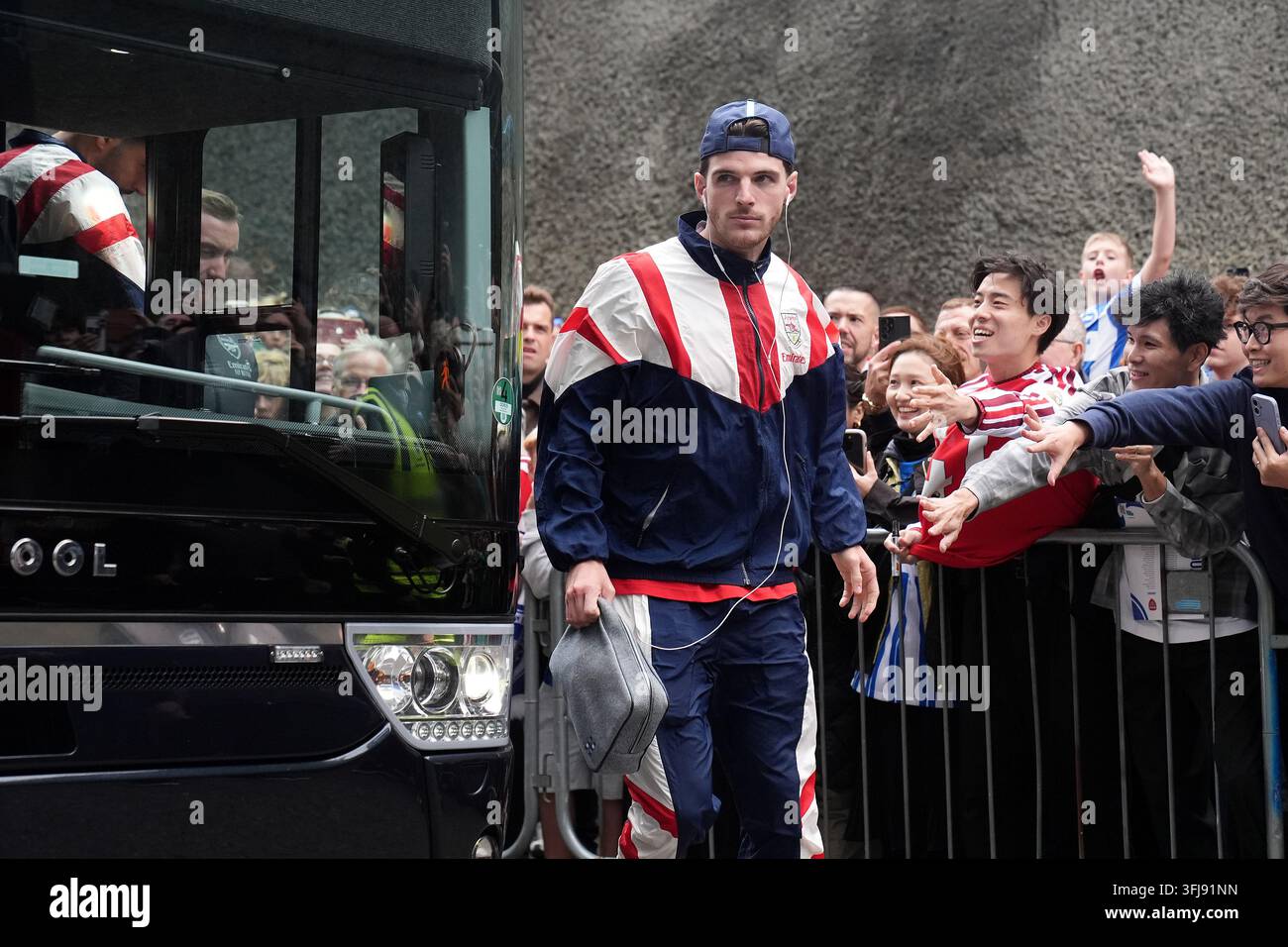 Rice Vector File Arsenal's Declan Rice arrives ahead of the Premier League match at ...