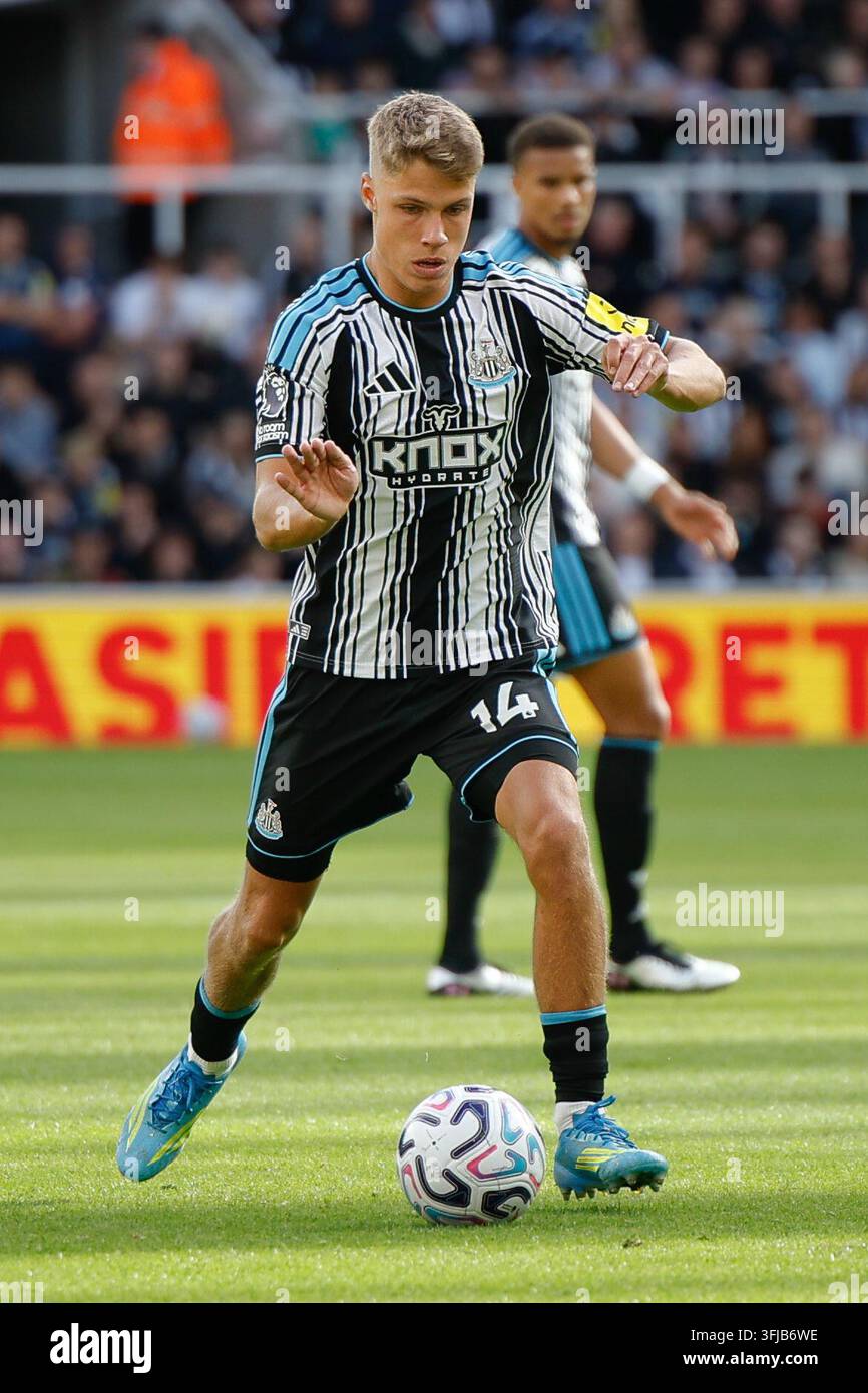 Sean Steur Of Newcastle United Controls Play During The Newcastle Sean Steur Of Newcastle United Controls Play During The Newcastle