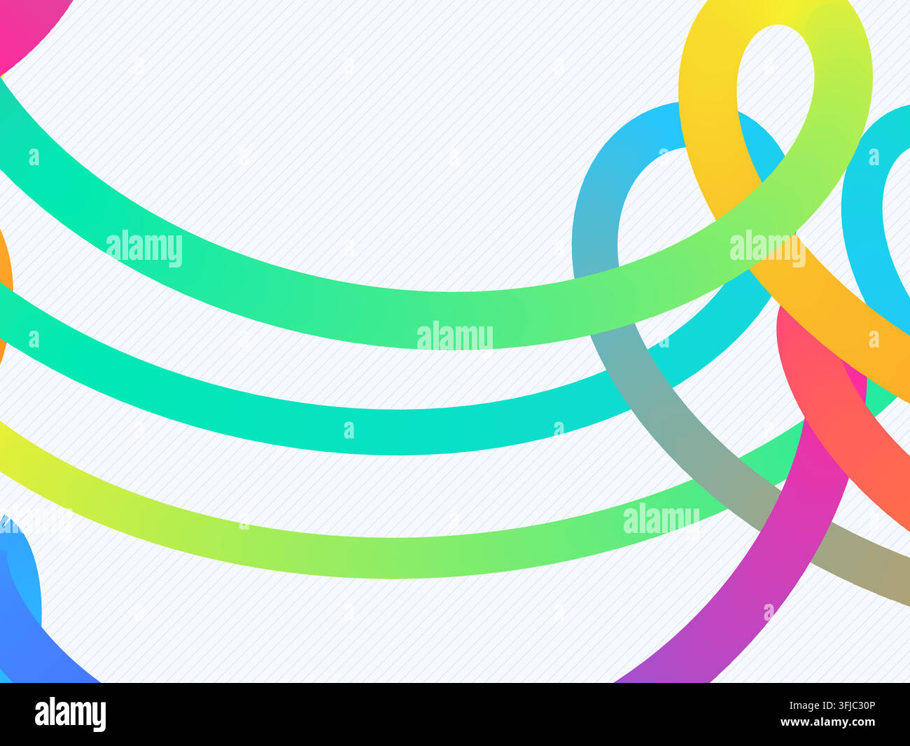 Decorative bright gradient zigzag bands illustration for presentation covers, creative layouts, and modern visual branding. Stock Vector