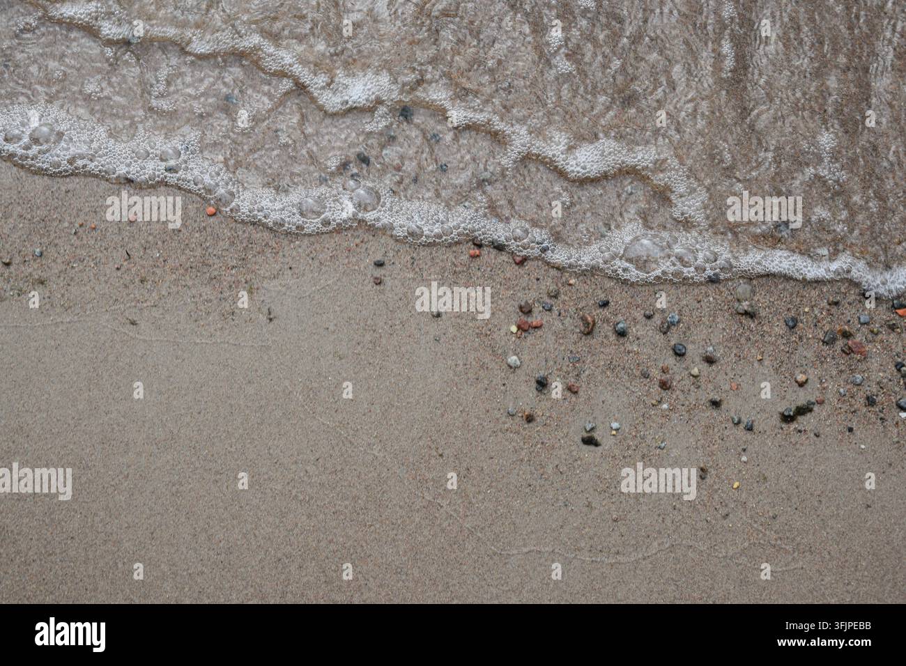 Aerial view waves reaching coast hi-res stock photography and images ...