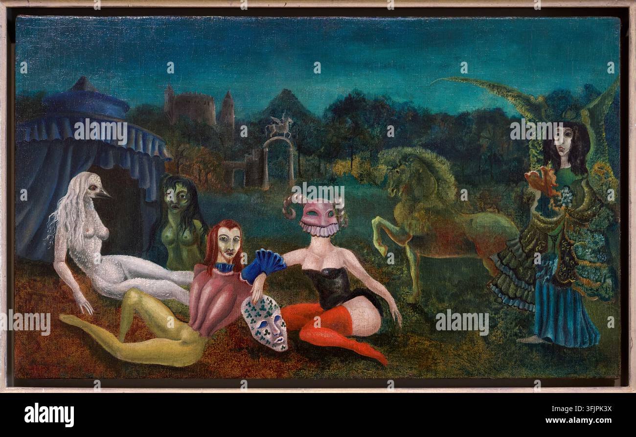 Down Below, 1940, Leonora Carrington (Clayton Green, Chorley, 1917- Mexico City, 2011), Faro Santander Collection Stock Photo