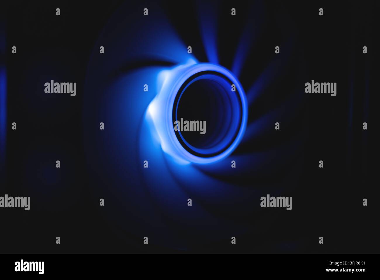 Abstract blue technology background Stock Photo