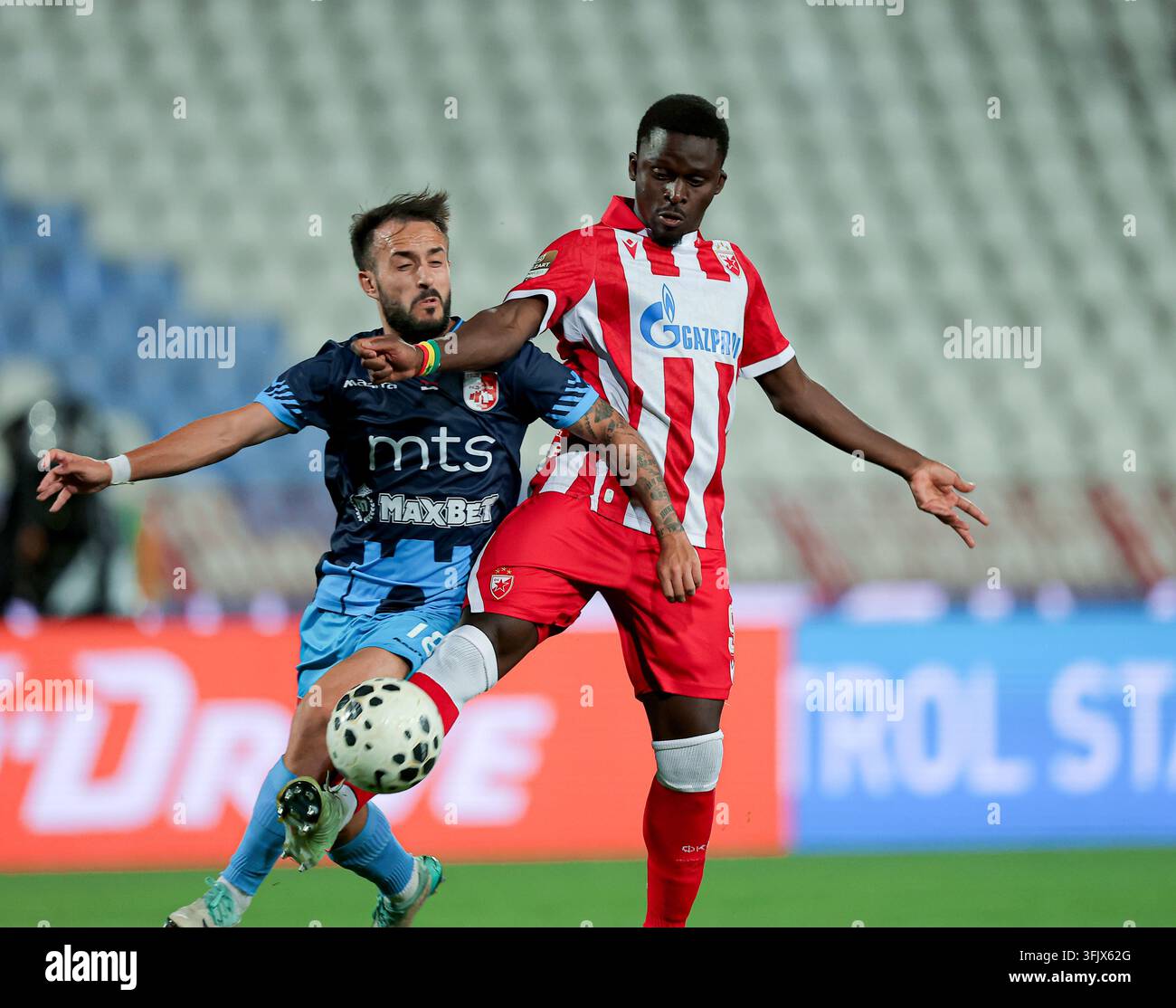 Belgrade, Serbia. 20th September, 2026. Crvena Zvezda's Cheikh Ahmadou ...