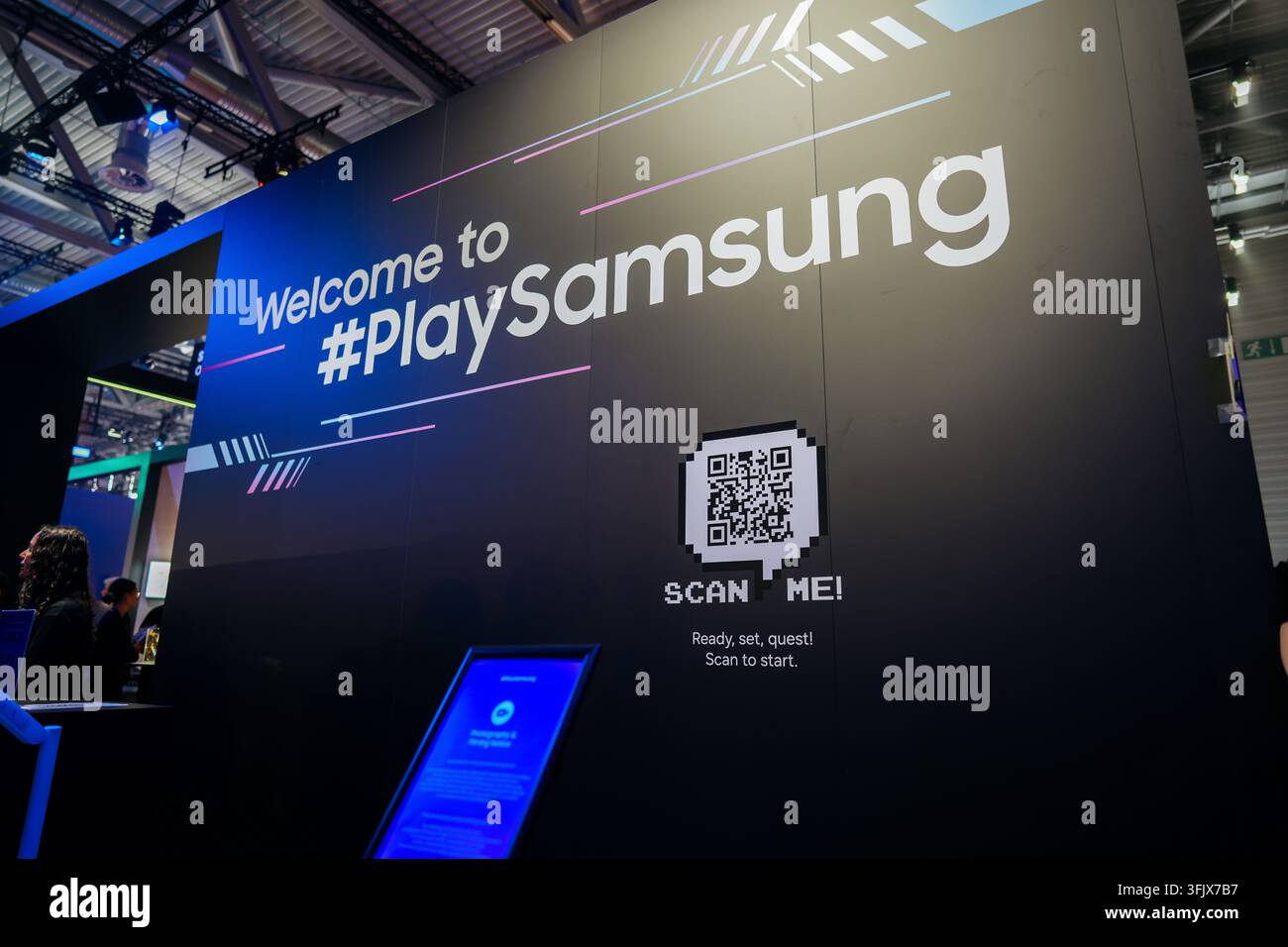 Cologne, Germany - August 26, 2026: Samsung #PlaySamsung wall displays ...