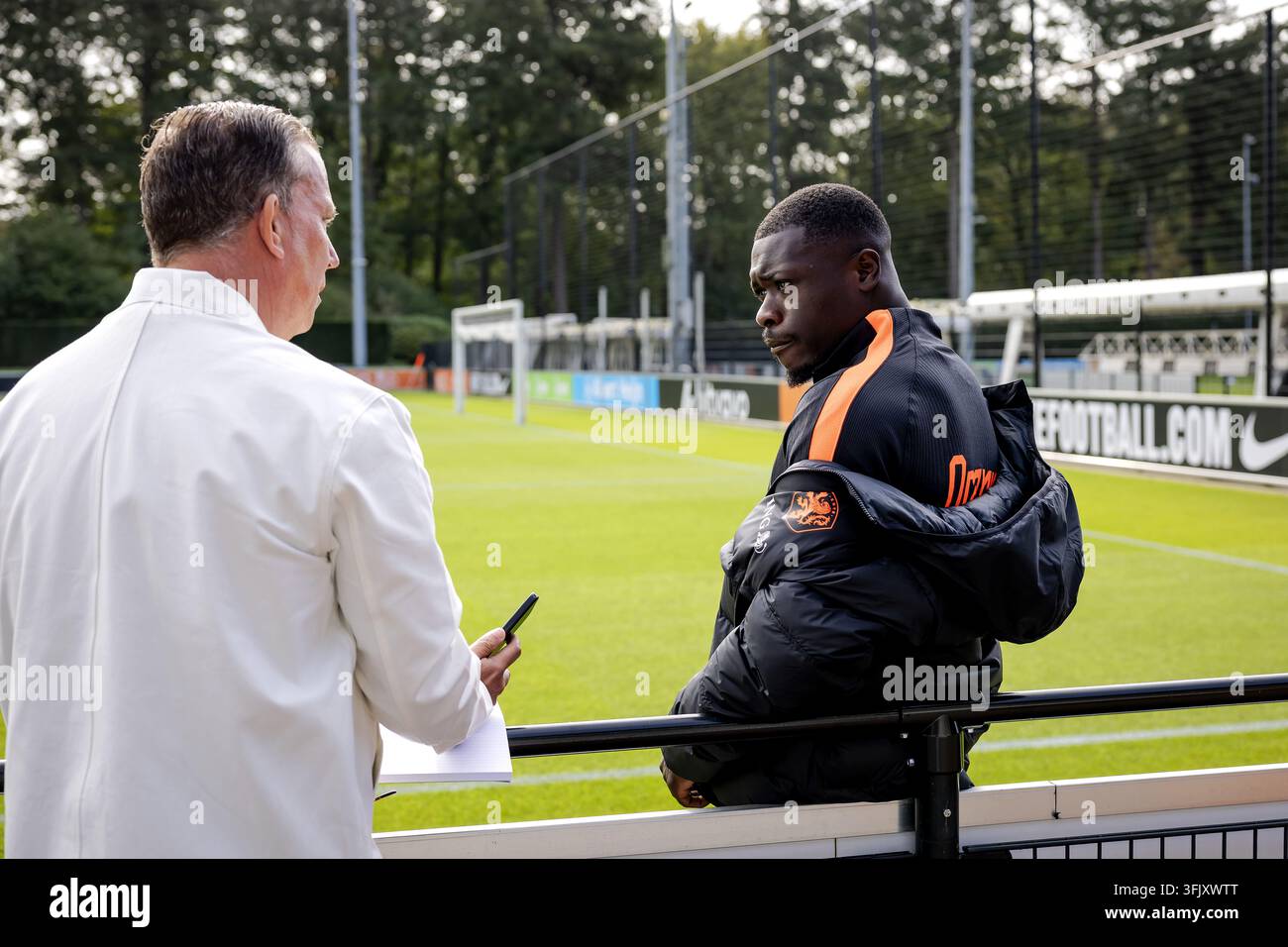 zeist-brian-brobbey-speaks-to-the-press-at-the-knvb-campus-in-zeist