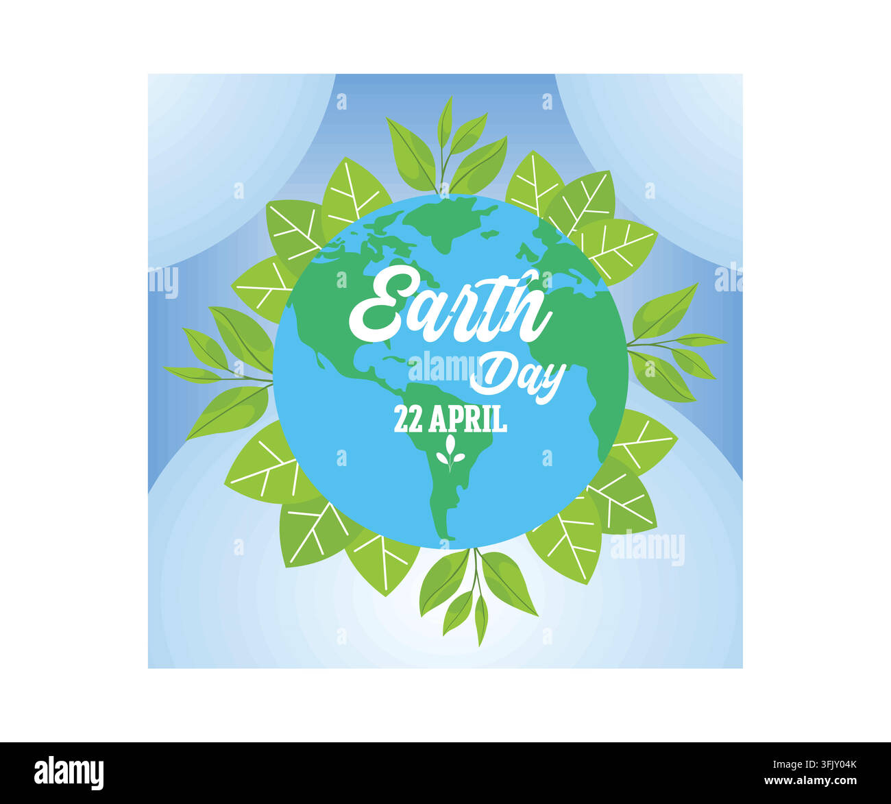 Earth Day. Eco friendly ecology concept. Earth day flat concept. World environment day background. Save the earth. Green day. flat vector modern illus Stock Vector